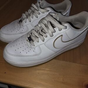Size 11 - Nike Air Force 1 '07 White Bronzine